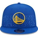 kepure-plokscia-melyna-snapback-9fifty-draft-edition-2023-golden-state-warriors-nba-new-era
