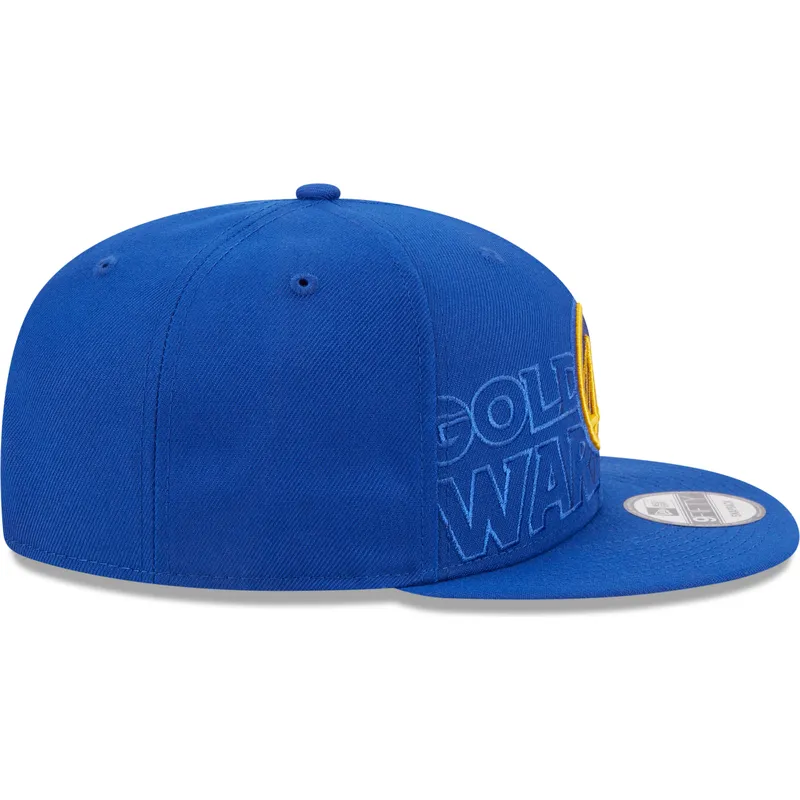 kepure-plokscia-melyna-snapback-9fifty-draft-edition-2023-golden-state-warriors-nba-new-era