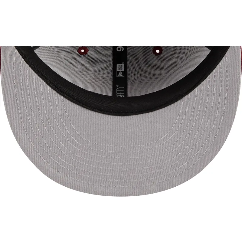 kepure-plokscia-raudona-snapback-9fifty-draft-edition-2023-cleveland-cavaliers-nba-new-era