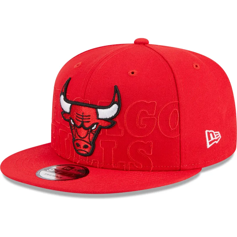 czerwona-plaska-czapka-snapback-9fifty-draft-edition-2023-chicago-bulls-nba-new-era