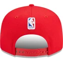 kepure-plokscia-raudona-snapback-9fifty-draft-edition-2023-chicago-bulls-nba-new-era