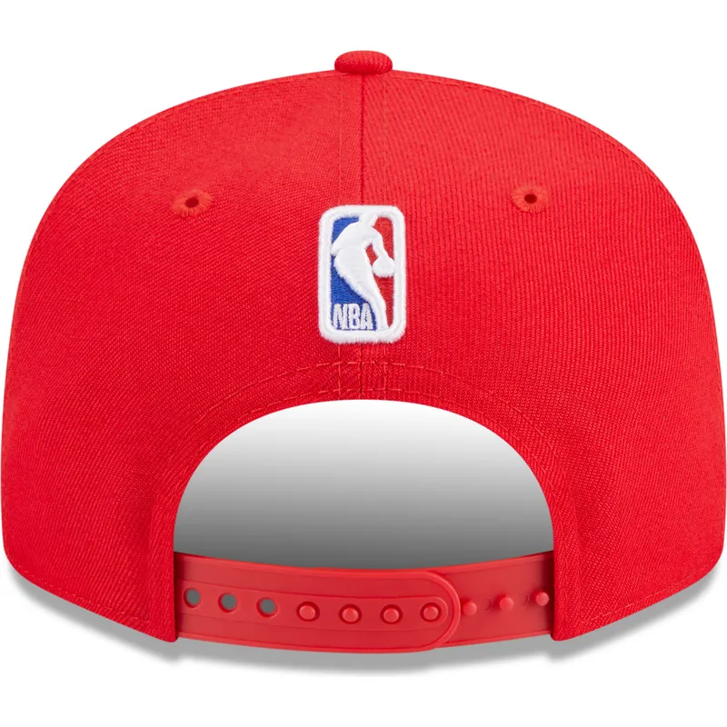 czerwona-plaska-czapka-snapback-9fifty-draft-edition-2023-chicago-bulls-nba-new-era