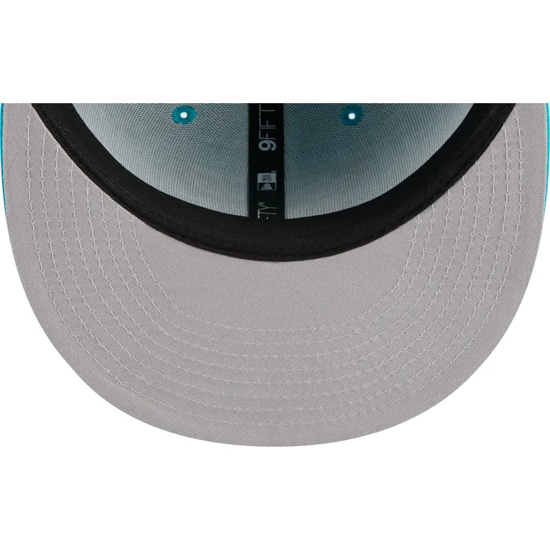 kepure-plokscia-melyna-snapback-9fifty-draft-edition-2023-charlotte-hornets-nba-new-era