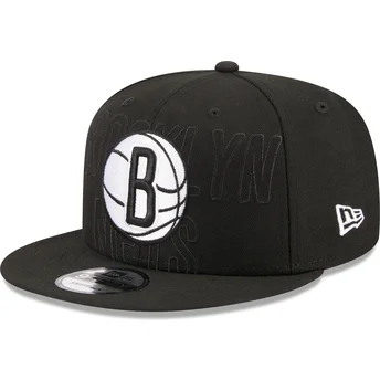 Cap plokščia black snapback 9FIFTY Draft Edition 2023 Brooklyn Nets NBA New Era