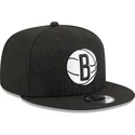 kepure-plokscia-juoda-snapback-9fifty-draft-edition-2023-brooklyn-nets-nba-new-era