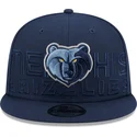 kepure-plokscia-tamsiai-melyna-snapback-9fifty-draft-edition-2023-memphis-grizzlies-nba-new-era