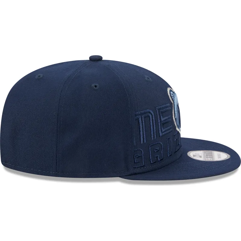 kepure-plokscia-tamsiai-melyna-snapback-9fifty-draft-edition-2023-memphis-grizzlies-nba-new-era