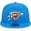 kepure-plokscia-melyna-snapback-9fifty-draft-edition-2023-oklahoma-city-thunder-nba-new-era