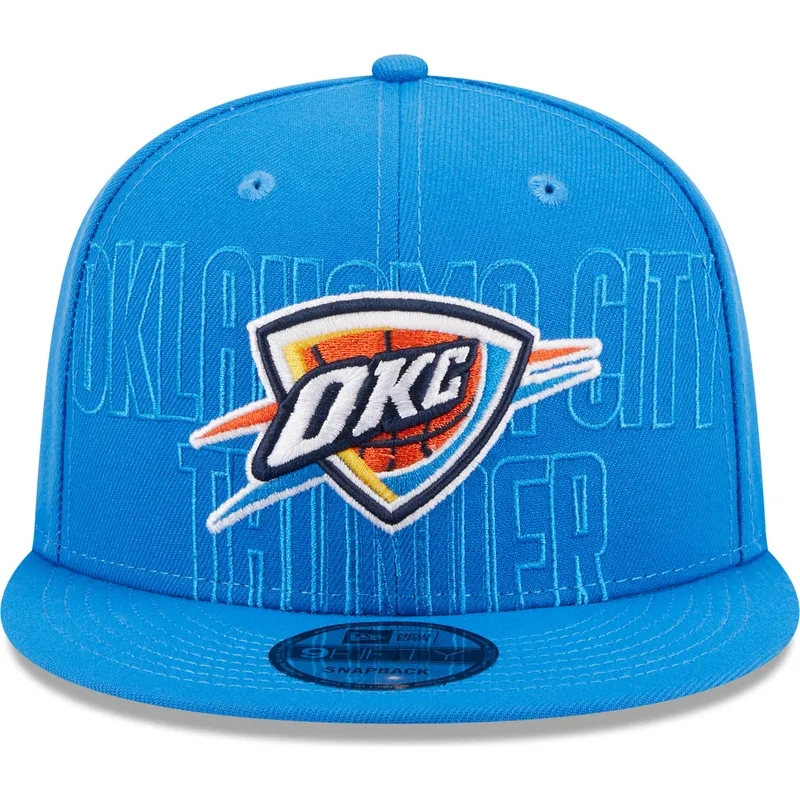 kepure-plokscia-melyna-snapback-9fifty-draft-edition-2023-oklahoma-city-thunder-nba-new-era