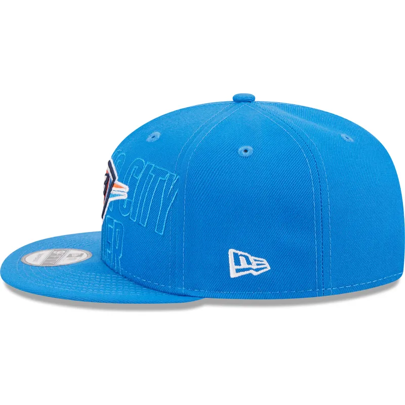 kepure-plokscia-melyna-snapback-9fifty-draft-edition-2023-oklahoma-city-thunder-nba-new-era