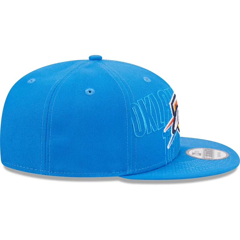 kepure-plokscia-melyna-snapback-9fifty-draft-edition-2023-oklahoma-city-thunder-nba-new-era