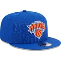 niebieska-plaska-czapka-snapback-9fifty-draft-edition-2023-new-york-knicks-nba-new-era