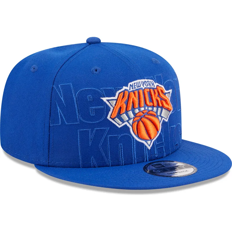 kepure-plokscia-melyna-snapback-9fifty-draft-edition-2023-new-york-knicks-nba-new-era