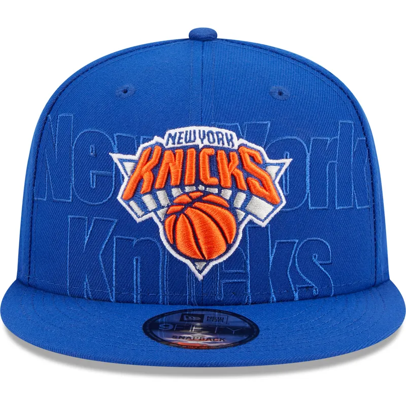 kepure-plokscia-melyna-snapback-9fifty-draft-edition-2023-new-york-knicks-nba-new-era