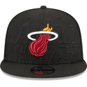 kepure-plokscia-juoda-snapback-9fifty-draft-edition-2023-miami-heat-nba-new-era