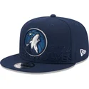 kepure-plokscia-tamsiai-melyna-snapback-9fifty-draft-edition-2023-minnesota-timberwolves-nba-new-era