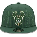 kepure-plokscia-zalia-snapback-9fifty-draft-edition-2023-milwaukee-bucks-nba-new-era