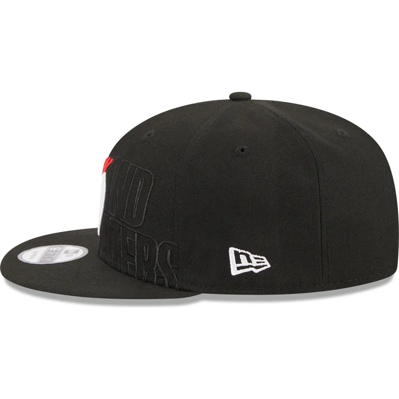 czarna-plaska-czapka-snapback-9fifty-draft-edition-2023-portland-trail-blazers-nba-new-era