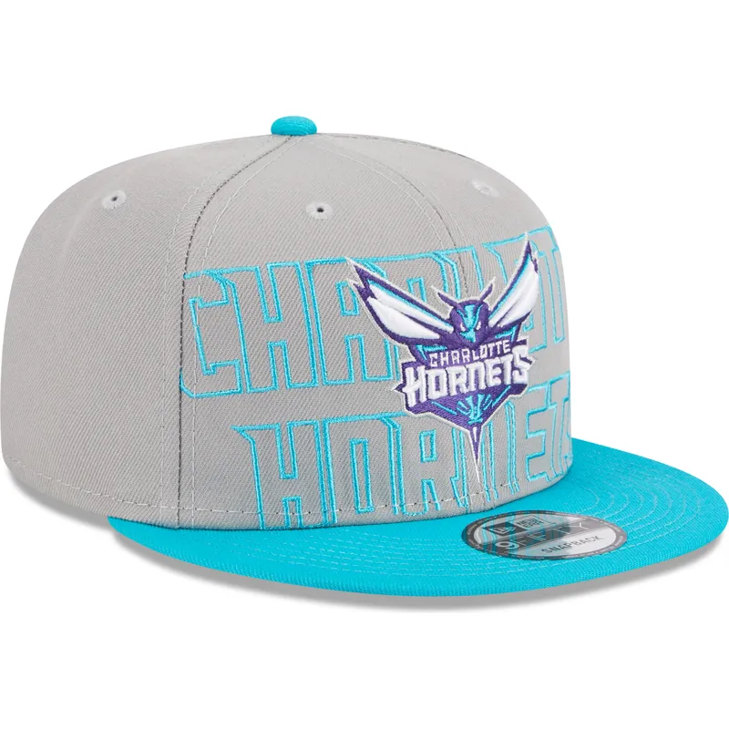 kepure-plokscia-pilka-snapback-9fifty-draft-edition-2023-charlotte-hornets-nba-new-era