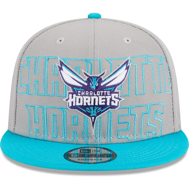 kepure-plokscia-pilka-snapback-9fifty-draft-edition-2023-charlotte-hornets-nba-new-era