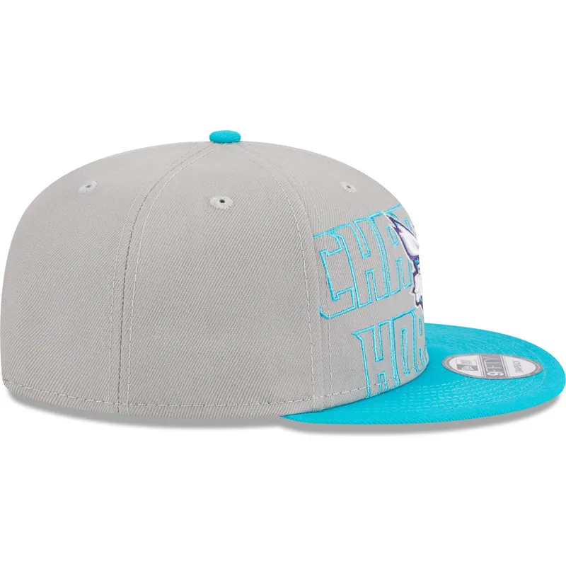 kepure-plokscia-pilka-snapback-9fifty-draft-edition-2023-charlotte-hornets-nba-new-era