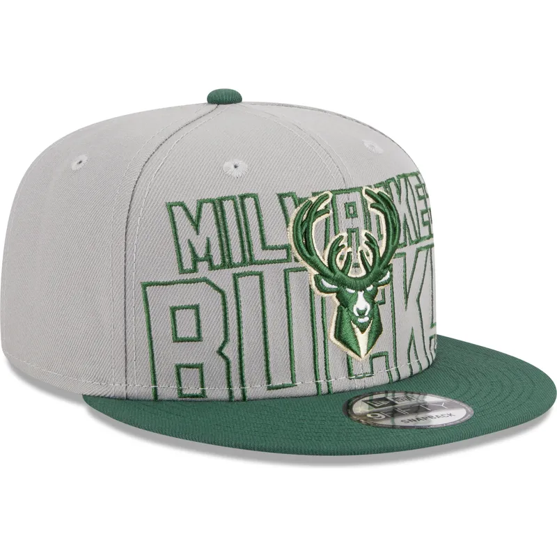 kepure-plokscia-pilka-snapback-9fifty-draft-edition-2023-milwaukee-bucks-nba-new-era
