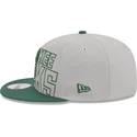 szara-i-zielona-czapka-z-daszkiem-snapback-9fifty-draft-edition-2023-milwaukee-bucks-nba-new-era