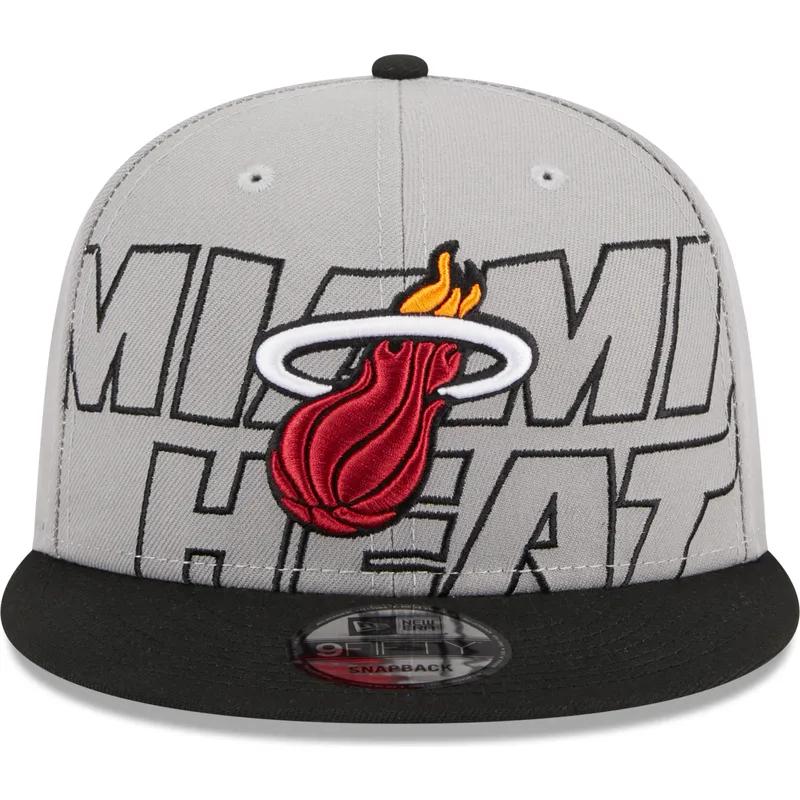 kepure-plokscia-pilka-snapback-9fifty-draft-edition-2023-miami-heat-nba-new-era