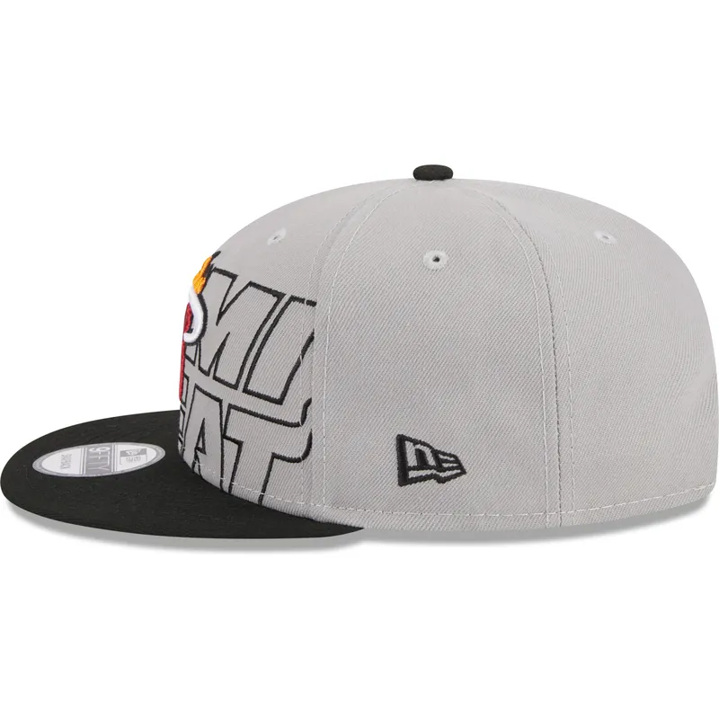 kepure-plokscia-pilka-snapback-9fifty-draft-edition-2023-miami-heat-nba-new-era