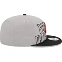 szara-i-czarna-plaska-czapka-snapback-9fifty-draft-edition-2023-portland-trail-blazers-nba-new-era
