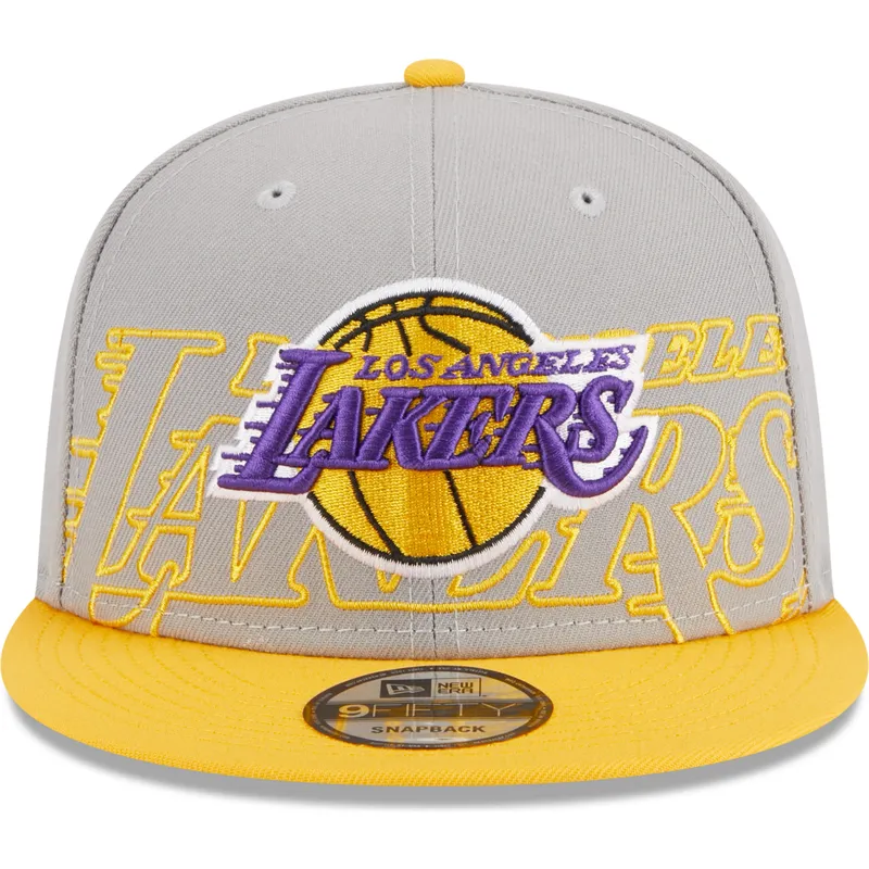 kepure-plokscia-pilka-snapback-9fifty-draft-edition-2023-los-angeles-lakers-nba-new-era