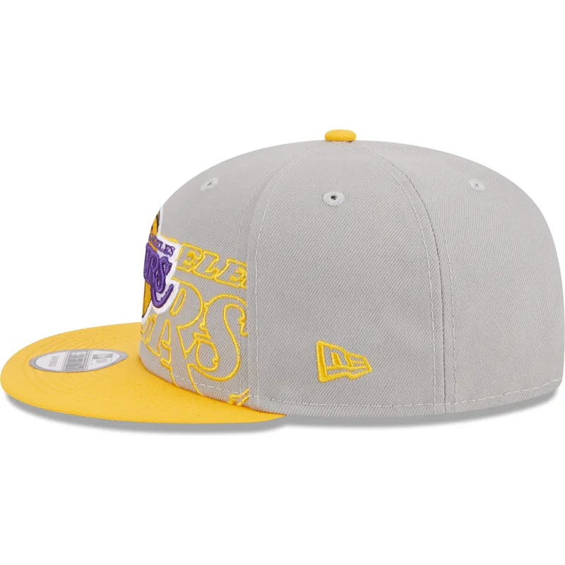 kepure-plokscia-pilka-snapback-9fifty-draft-edition-2023-los-angeles-lakers-nba-new-era