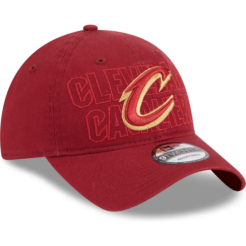 cap-islenkta-red-adjustable-strap-9twenty-draft-edition-2023-cleveland-cavaliers-nba-new-era