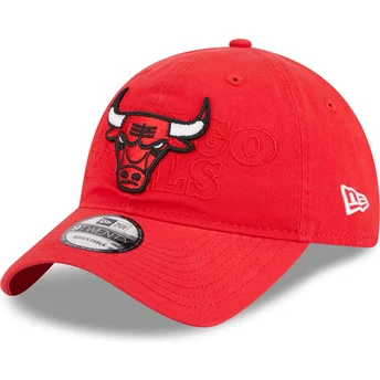 Kepurė išlenkta raudona reguliuojamas 9TWENTY Draft Edition 2023 Chicago Bulls NBA New Era