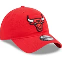 kepure-islenkta-raudona-reguliuojamas-9twenty-draft-edition-2023-chicago-bulls-nba-new-era