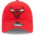 kepure-islenkta-raudona-reguliuojamas-9twenty-draft-edition-2023-chicago-bulls-nba-new-era