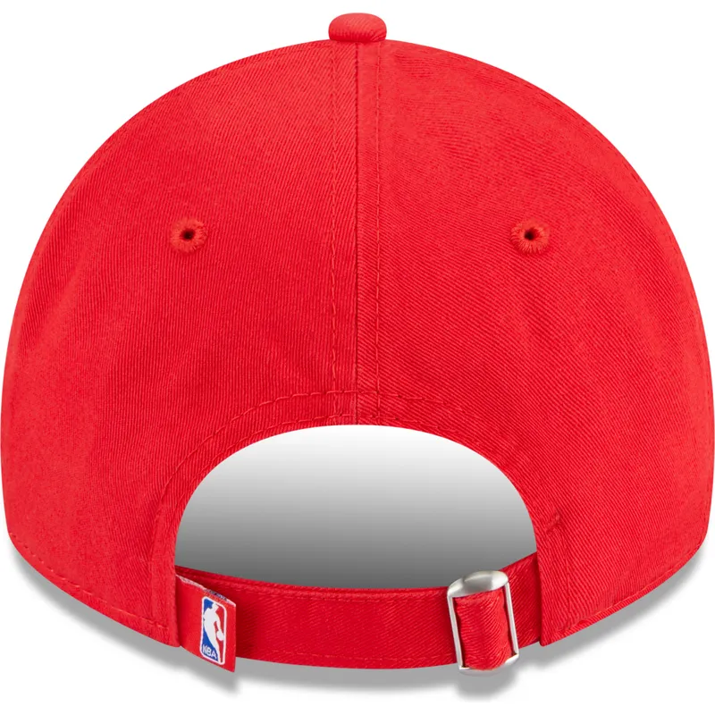 kepure-islenkta-raudona-reguliuojamas-9twenty-draft-edition-2023-chicago-bulls-nba-new-era