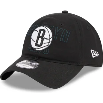 Kepurė išlenkta juoda reguliuojama juostelė 9TWENTY Draft Edition 2023 Brooklyn Nets NBA New Era