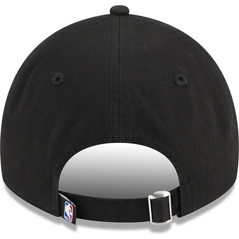 kepure-islenkta-juoda-reguliuojama-juostele-9twenty-draft-edition-2023-brooklyn-nets-nba-new-era