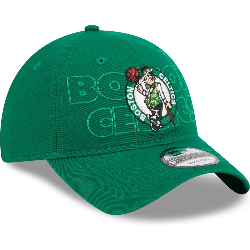 zielona-regulowana-czapka-z-zakrzywionym-daszkiem-9twenty-draft-edition-2023-boston-celtics-nba-new-era