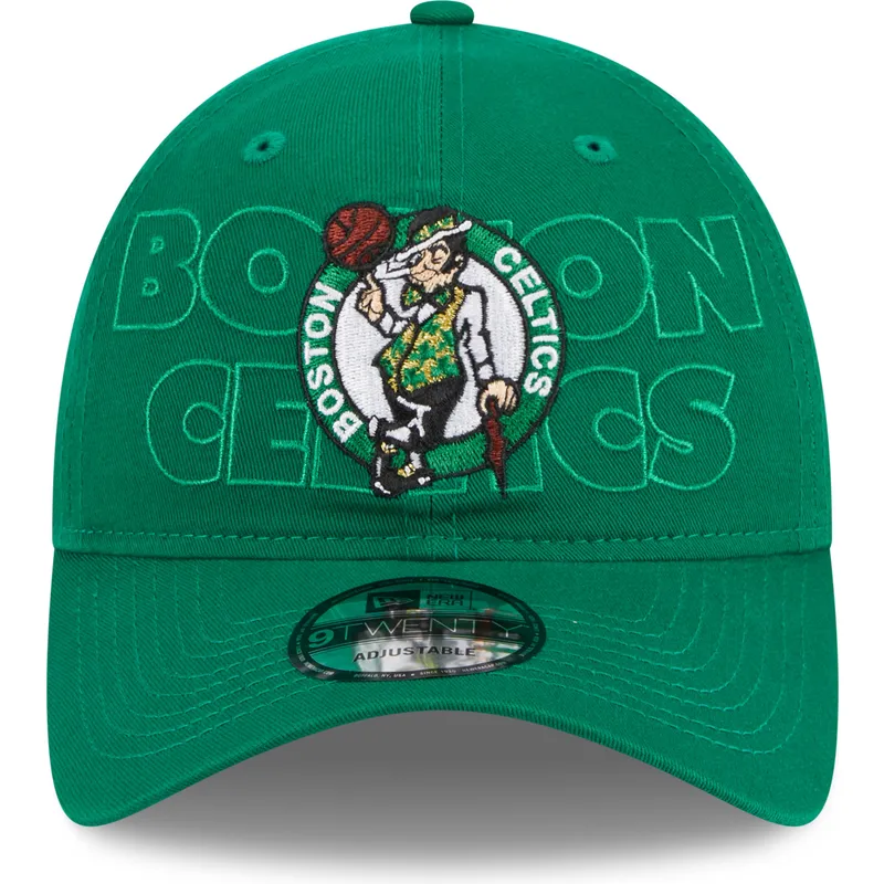 kepure-islenkta-zalia-reguliuojamas-9twenty-draft-edition-2023-boston-celtics-nba-new-era