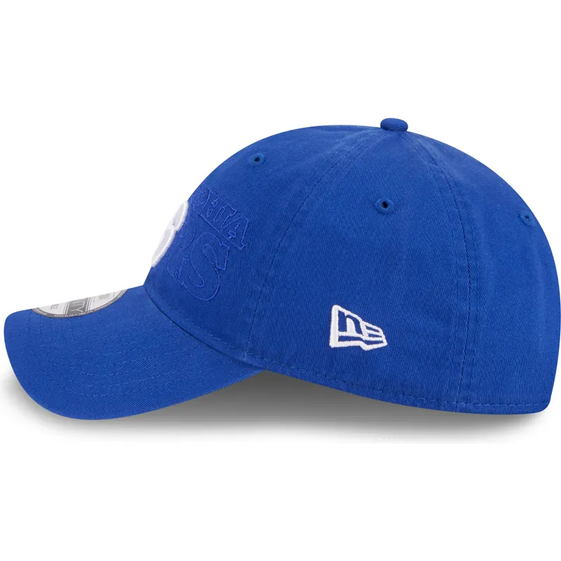 kepure-islenkta-melyna-reguliuojamas-9twenty-draft-edition-2023-philadelphia-76ers-nba-new-era