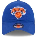 kepure-islenkta-melyna-reguliuojamas-9twenty-draft-edition-2023-new-york-knicks-nba-new-era