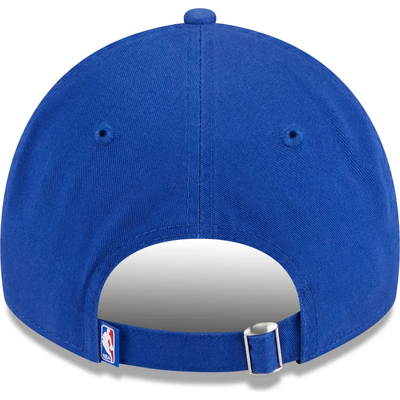 kepure-islenkta-melyna-reguliuojamas-9twenty-draft-edition-2023-new-york-knicks-nba-new-era