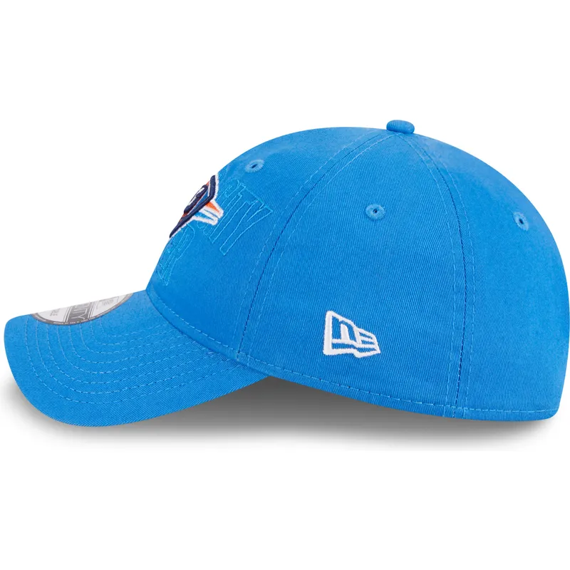 kepure-islenkta-melyna-reguliuojamas-9twenty-draft-edition-2023-oklahoma-city-thunder-nba-new-era