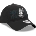 czarna-zakrzywiona-czapka-regulowana-9twenty-draft-edition-2023-san-antonio-spurs-nba-od-new-era