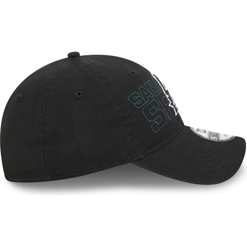 cap-islenkta-black-adjustable-strap-9twenty-draft-edition-2023-san-antonio-spurs-nba-new-era