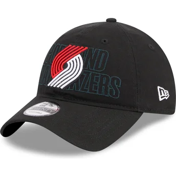 Kepurė išlenkta juoda reguliuojama juostelė 9TWENTY Draft Edition 2023 Portland Trail Blazers NBA New Era