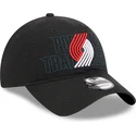 cap-islenkta-black-adjustable-strap-9twenty-draft-edition-2023-portland-trail-blazers-nba-new-era