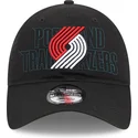 cap-islenkta-black-adjustable-strap-9twenty-draft-edition-2023-portland-trail-blazers-nba-new-era